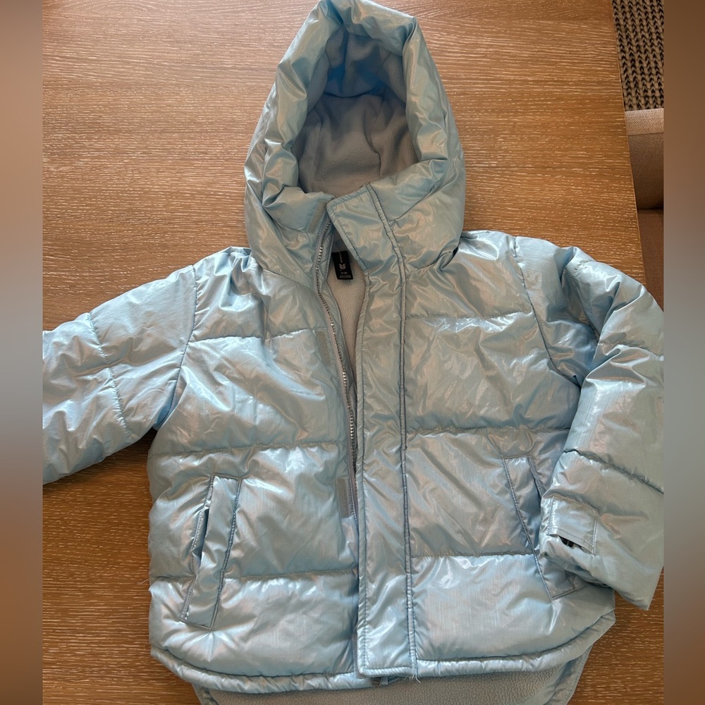 All in Motion Ski Puffer-Ice blue